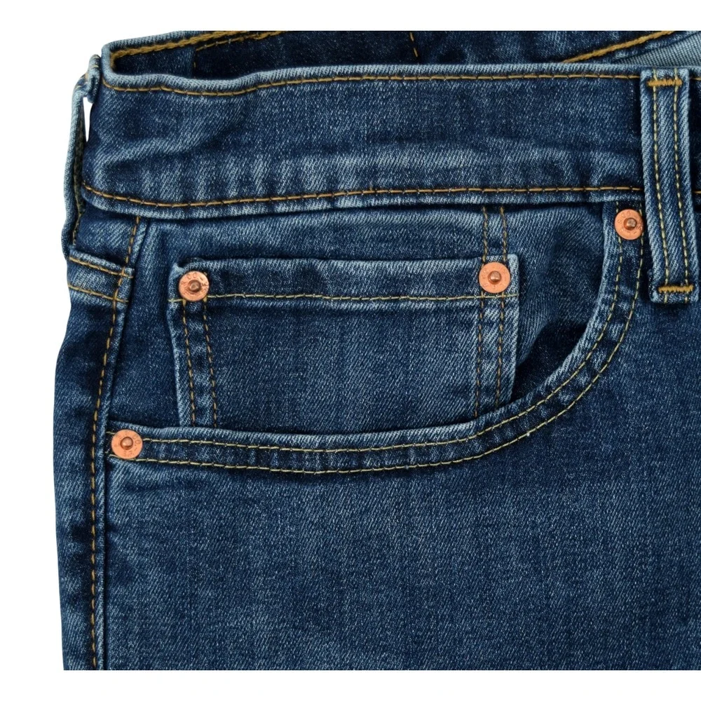 Levi's 559 Relaxed Straight Jeans Men's 38x30 (Measures 38x29) Dark Wash Stretch